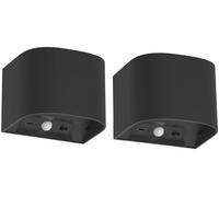 Lunartec 2 appliques murales LED télécommandées rechargeables avec détecteur de mouvement