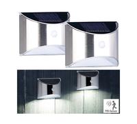 Lunartec 2 appliques murales solaires à LED avec détecteur de mouvement WL-130.solar