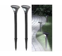 Lunartec 2 bornes lumineuses solaires avec capteur de mouvement - blanc froid