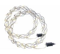 Lunartec 2 couronnes lumineuses décoratives 30 cm avec 32 LED blanc chaud