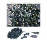 Lunartec : 2 guirlandes lumineuses pour intérieur et extérieur - Blanc chaud - 32 m