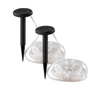 Lunartec 2 guirlandes solaires 50 LED