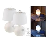 : 2 lampes de bureau sans fil à LED avec détecteur de mouvement
