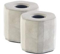 Lampes de table - LUNARTEC - Pack de 2 - 40W - Béton - Gris - Design contemporain