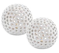 Lunartec 2 Lampes décoratives LED sans Fil en céramique