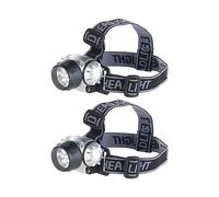 Lunartec 2 lampes frontales à 7 LED 30 lm / 0,3 W et 3 niveaux de luminosité