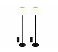 Lunartec 2 lampes sur pied solaires télécommandées LED CCT