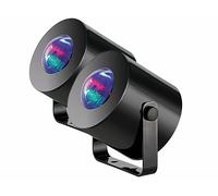 Lunartec 2 mini lumières disco mobiles à LED