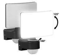 Lunartec : 2 projecteurs LED avec détecteur de mouvement PIR - 2200 lm - 30 W - Blanc chaud Blanc Chaud