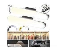 Lunartec 2 réglettes LED 180 lm orientables et rechargeables - 24 cm