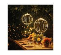 Lunartec 2 sphères lumineuses LED Ø 33 cm et 28 cm