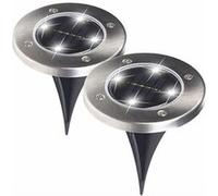 Lunartec 2 spots solaires 200 lm avec piquet