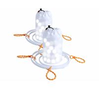Lunartec 2 tubes lumineux d'extérieur USB avec 45 LED - 1,5 m - Blanc lumière du jour