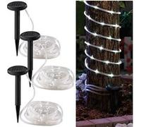 : 3 guirlandes solaires 50 LED