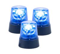 Lunartec 3 lampes gyrophare bleu à LED