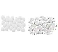 30 LED à couleur changeante + capuchons blancs G