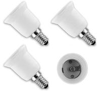 Lunartec 4 convertisseurs de douilles - Culot E14 vers ampoule E27