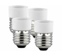 Lunartec 4 convertisseurs de douilles - Culot E27 vers ampoule E14