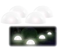 Lunartec 4 demi-sphères solaires à LED avec capteur d'obscurité