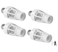 Lunartec 4 douilles de lampe E27 à détecteur de mouvement