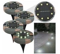 4 lampes de sol solaires à LED Lunartec