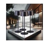 Lunartec 4 lampes de table solaires LED 150 lm - 43 cm - x4