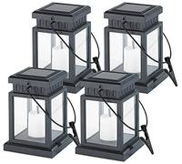 Lunartec 4 Lanternes solaires à LED Asia