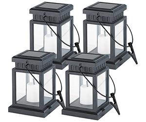 Lunartec 4 Lanternes solaires à LED Asia