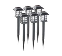 Lunartec 6 bornes solaires à LED "Asian"