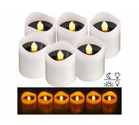 Lunartec 6 bougies LED solaires avec effet flamme