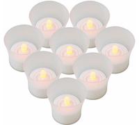 Lunartec 8 bougies chauffe-plat à LED dans photophores