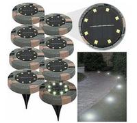 Lunartec : 8 lampes de sol solaires à LED G