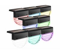 Lunartec 8 lampes solaires d'extérieur à LED RVBB