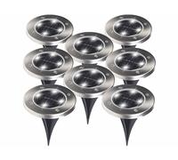 Lunartec 8 spots solaires 200 lm avec piquet