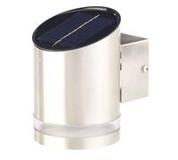 Lunartec Applique Solaire à LED 20 LM en Acier Inoxydable