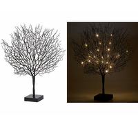 Lunartec Arbre décoratif design 50 cm à LED - coloris Noir