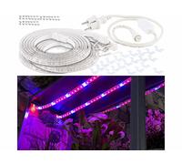 Lunartec Bandes de culture à LED avec adaptateur secteur - 9 m