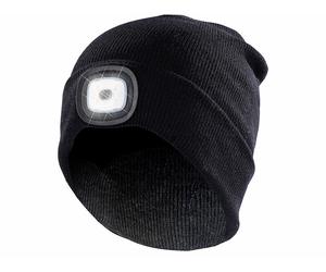 Lunartec Bonnet à 4 LED avant - Avec batterie USB