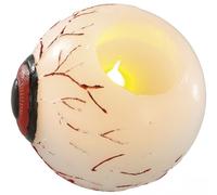 Lunartec Bougie LED en cire véritable ''Oeil d'Halloween'