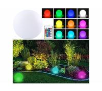Boule lumineuse sans fil télécommandée avec LED RVBB - Ø 20 cm [Lunartec]