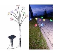 Lunartec Bouquet lumineux solaire avec 8 fleurs multicolores