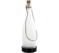 Lunartec Bouteille à LED solaire – blanc chaud