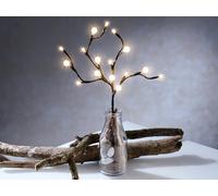 Branche à 16 LED alimentée par piles - Boules [Lunartec]
