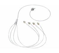 Lunartec Corde en acier pour fixation au plafond de panneaux LED