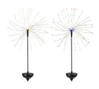 Lunartec Décorations lumineuses solaires à effet feu d'artifice - 120 LED