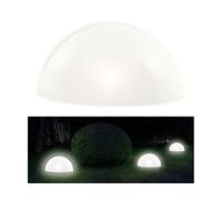 Lunartec Demi-sphère solaire à LED avec capteur d'obscurité