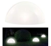 Lunartec Demi-sphère Solaire à LED avec capteur d'obscurité