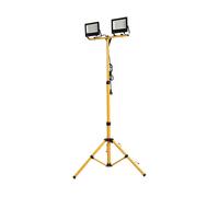 Lunartec Double projecteur de chantier télescopique LED 9000 lm