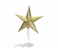 Lunartec Étoile lumineuse à LED - modèle doré