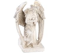 Lunartec – Figurine solaire à LED – Ange agenouillé – 24,5 cm